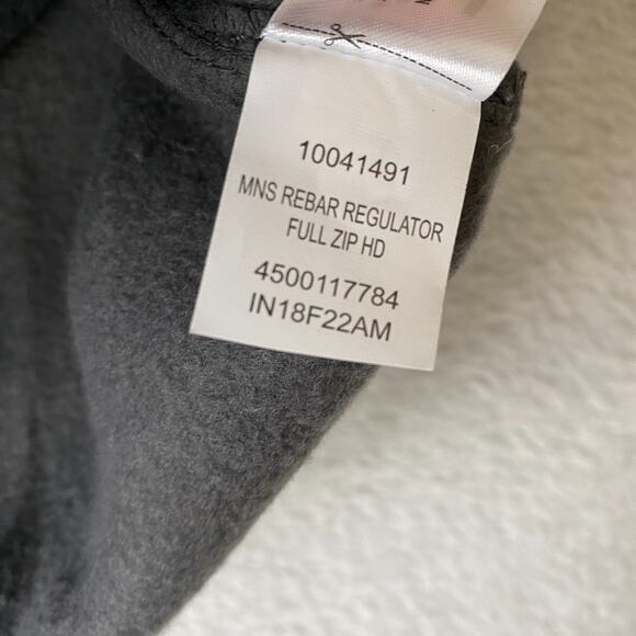 Ariat Rebar Regulatory Full Zip Hooded Insulated Jacket Men XXL Black NWT - Picture 10 of 16